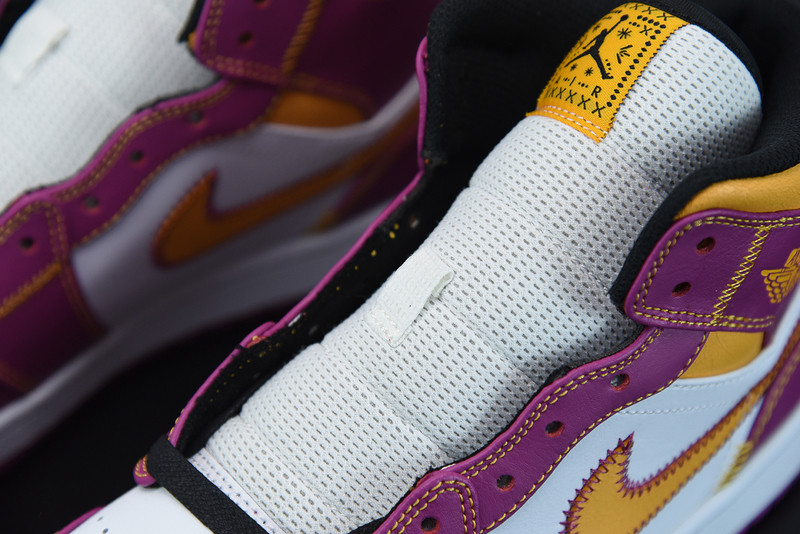 air jordan 1 mid day of the dead dc0350-100