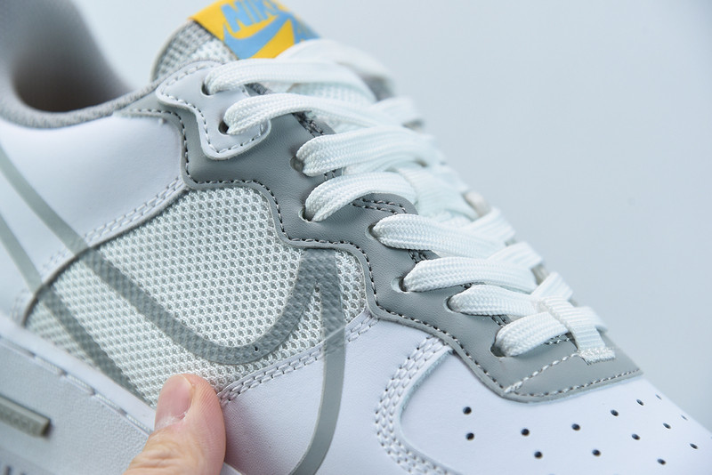 nike air force 1 react light smoke grey ct1020-100