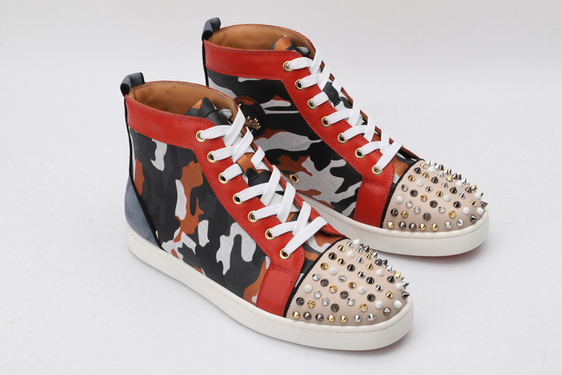 chian louin high top sneaker