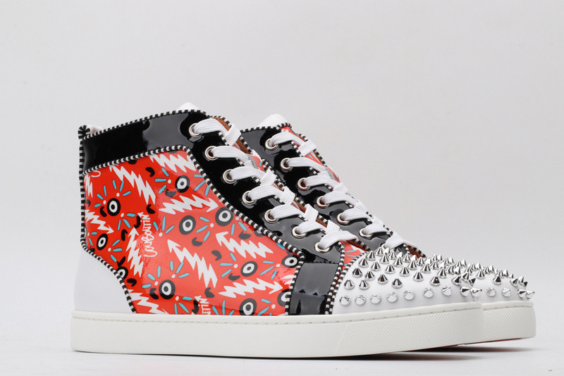 chian louin high top sneaker