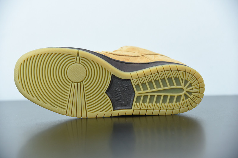 nike sb dunk low “wheat mocha” bq6817-204