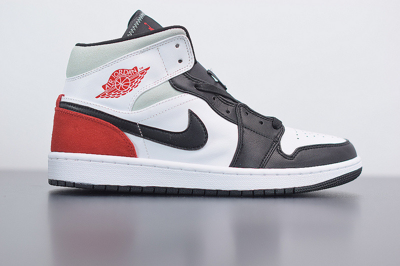 air jordan 1 mid se ''red black toe '' 852542-100