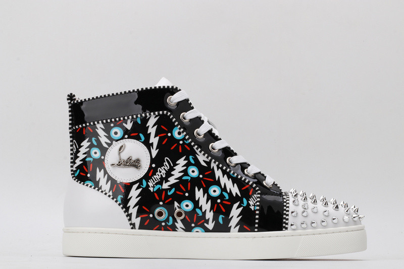 chian louin high top sneaker