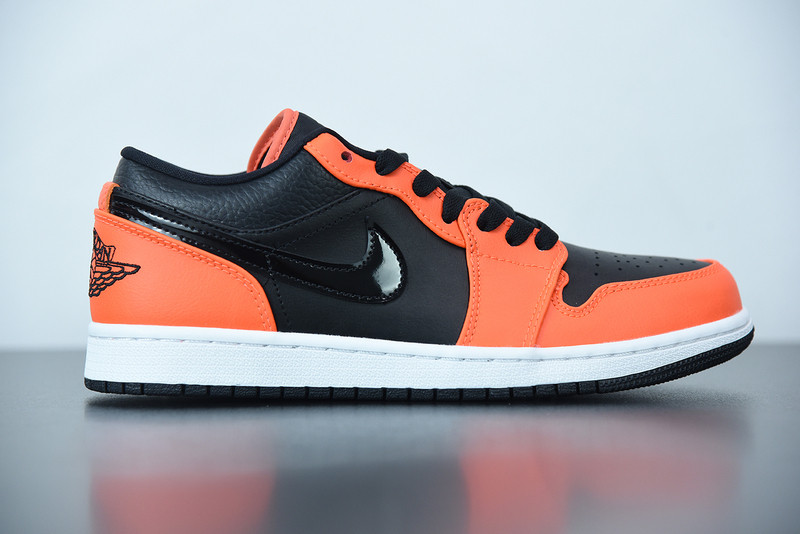 air jordan 1 low se black turf orange ck3022-008