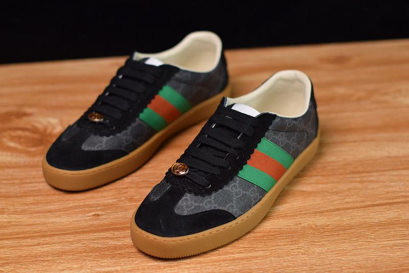 g*u*i jbg leather and suede