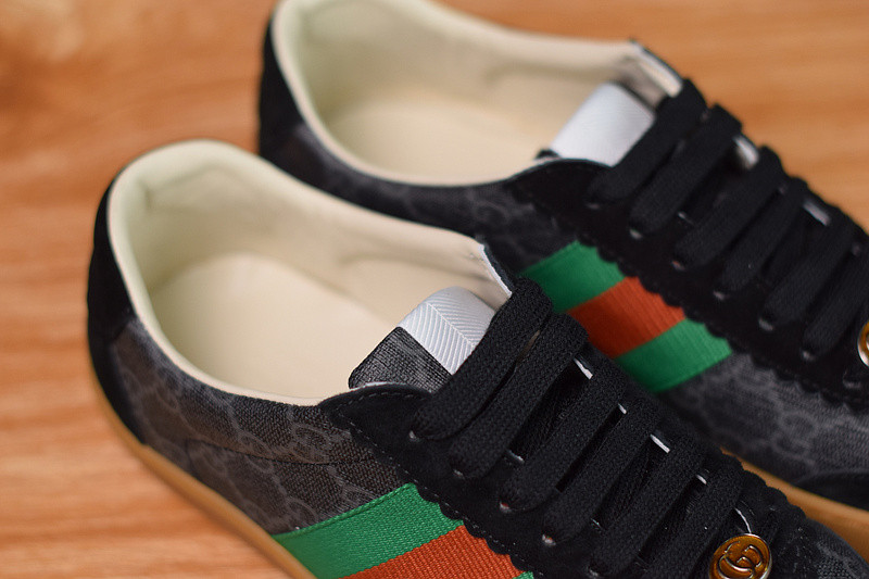 g*u*i jbg leather and suede