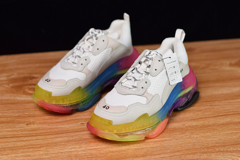 bc triple s trainer rainbow 544351