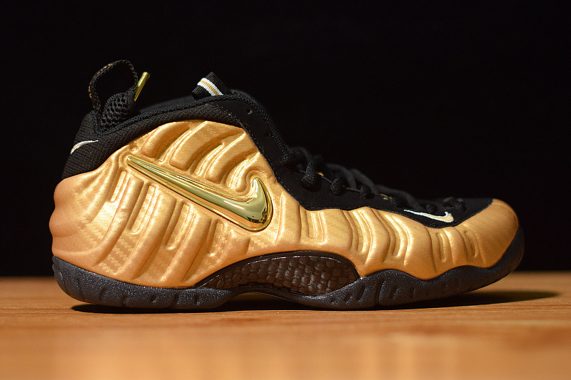 nike air foamposite pro ''metallic gold'' 624041-701