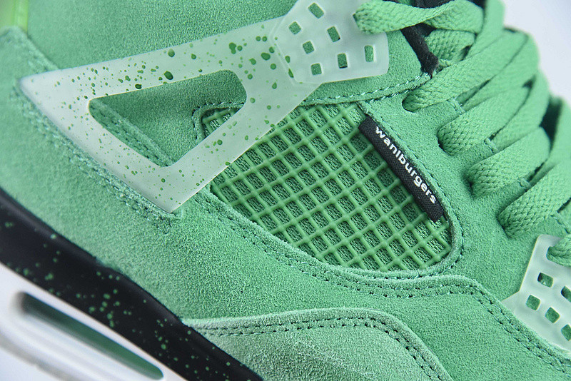 air jordan 4 pe green