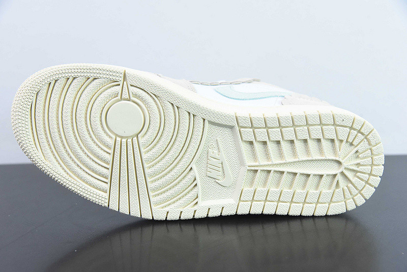 air jordan 1 low gs white pink soft blue dz5356-800