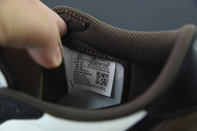 travis scott x air jordan 1 low dark mocha black cq4277-105