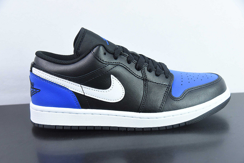 Air Jordan 1 Low Black Royal Toe 553558-042