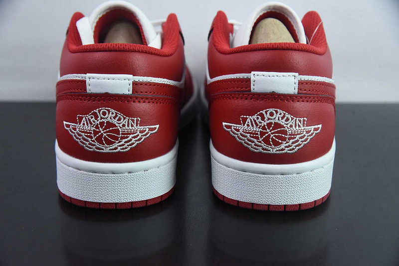 Air Jordan 1 Low Red White 553558-166