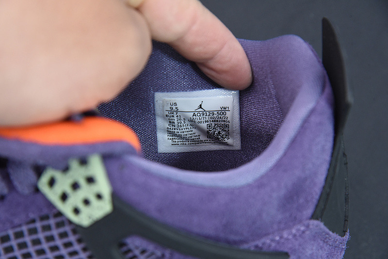 air jordan 4 “canyon purple ”aq9129-500