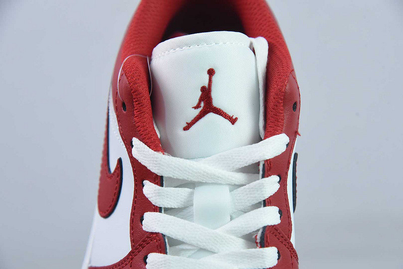 Air Jordan 1 Low Red White 553558-166