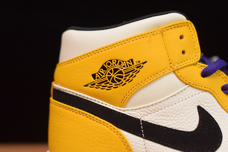 air jordan 1 mid se "lakers" 852542-700
