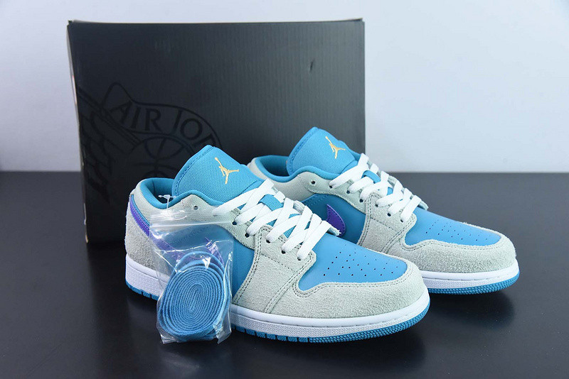 air jordan 1 low "grey/blue/purple" dx4334-300