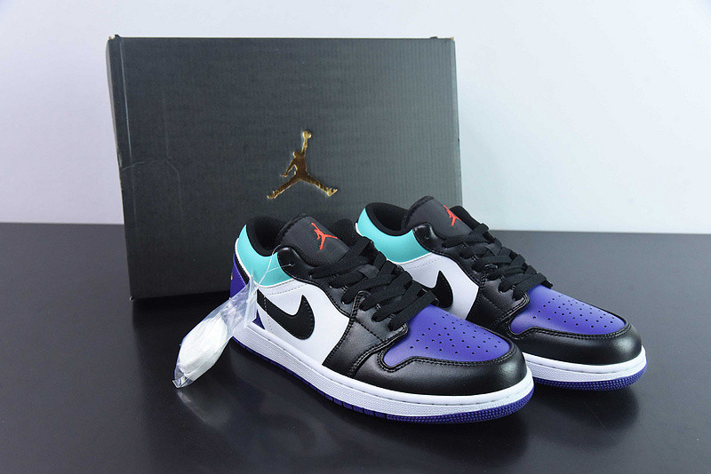 air jordan 1 low court purple tropical twist 553558-154