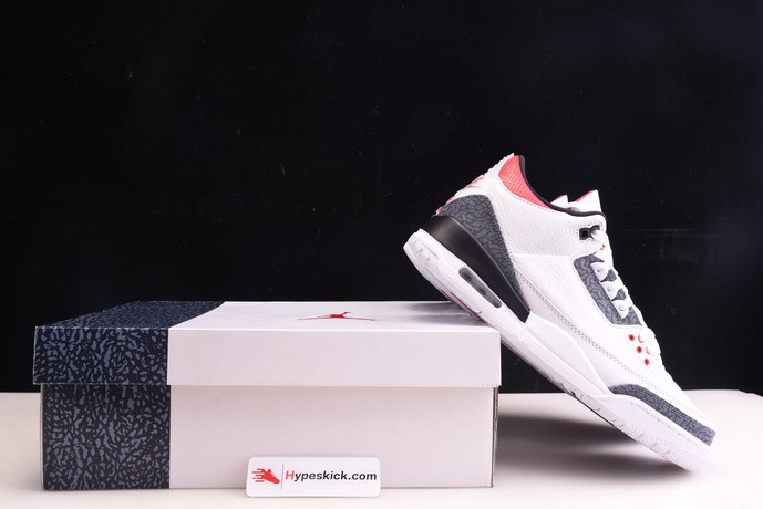 air jordan 3denim "fire red" cz6431-100